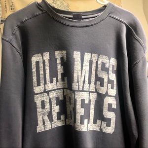 Vintage Pigment Garment Dyed College Sweatshirt L